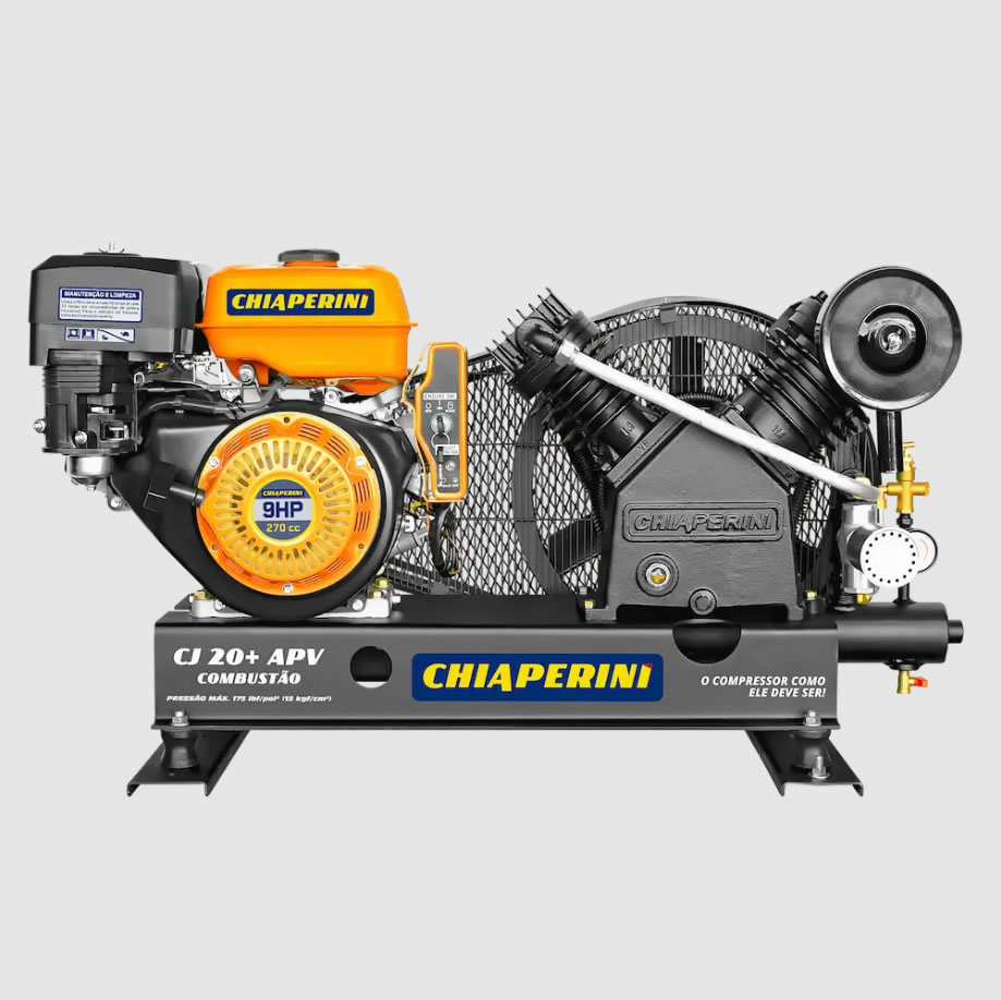 Compressor a Combustão CJ 20+ APV – Sobre Base – Chiaperini CJ 20+ APV GAS. BASE