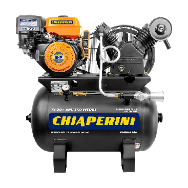 Compressor de ar alta pressão 20 pcm 150 litros – Chiaperini CJ 20+ APV 150L 9HP