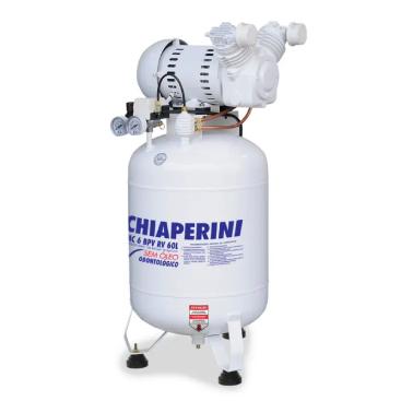 Motocompressor odontológico 6 pcm 60 litros sem óleo – Chiaperini MC 6 BPV RV 60 L